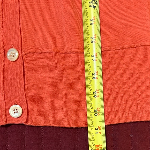 J. Crew 100% Merino Wool Women's Salmon Cardigan Sweater Size Small - Picture 8 of 9